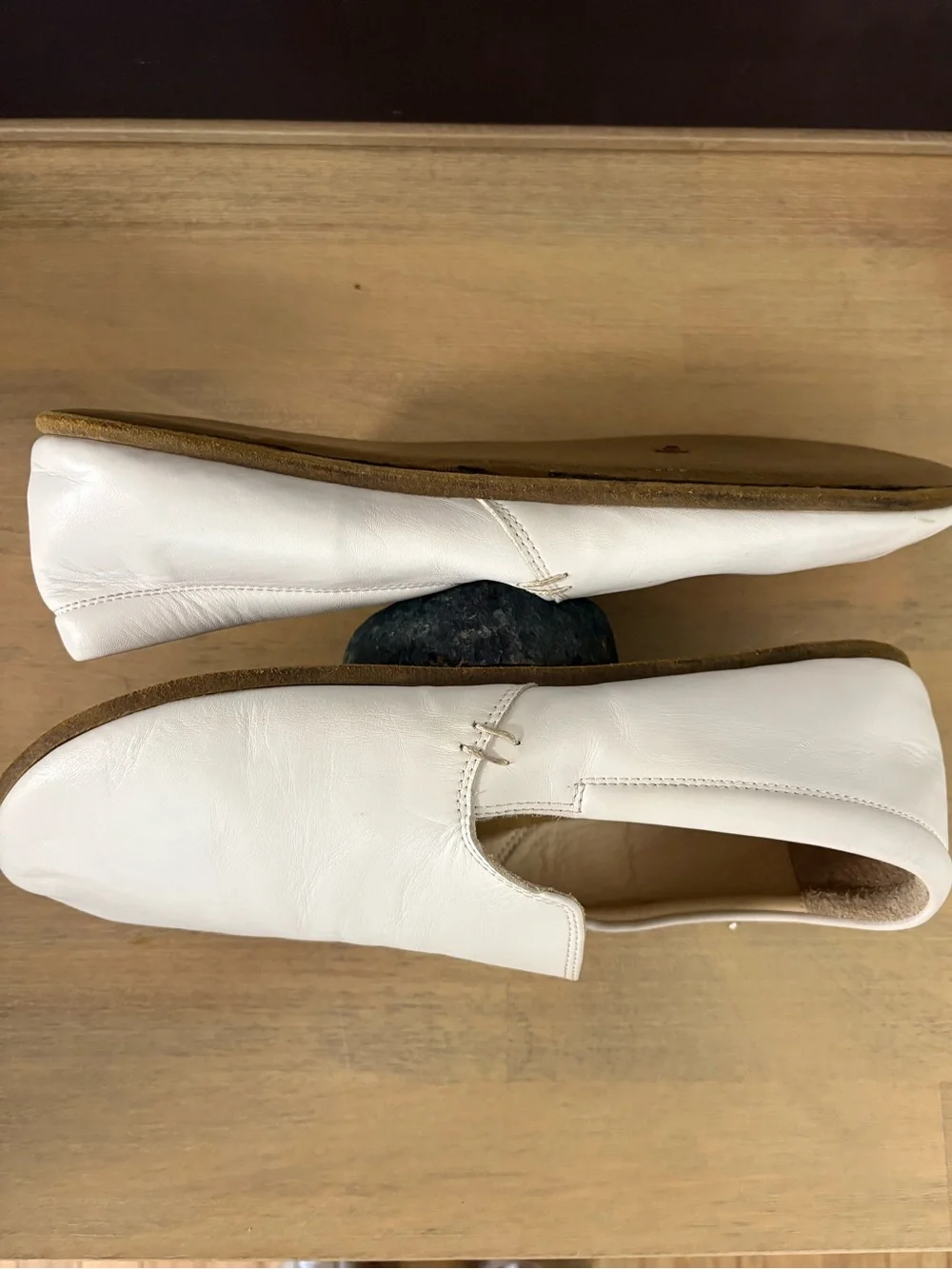 Rhizal Brio Slip-On Ivory Barefoot Shoes Grounding Earthing Copper Natural Mens
